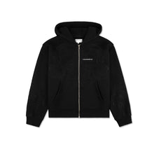 BLACK CHROMA ZIP-UP HOODIE