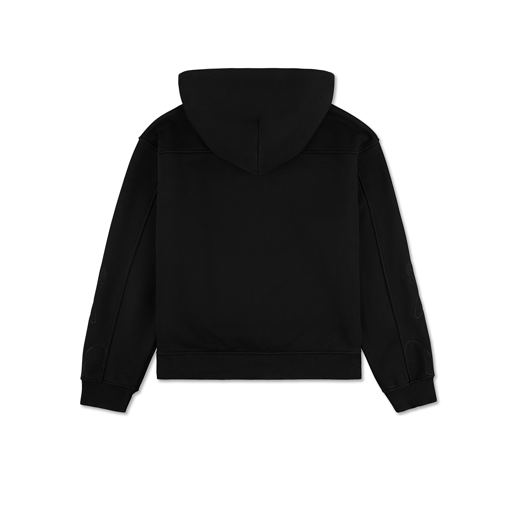 BLACK CHROMA ZIP-UP HOODIE