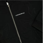 BLACK CHROMA ZIP-UP HOODIE
